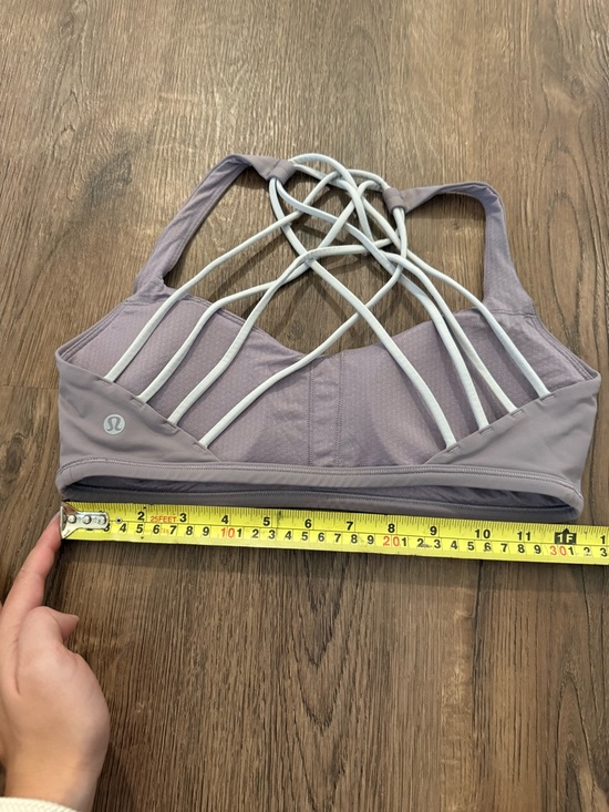 lululemon athletica Other - lululemon athletica Strappy Sports Bra in Dusty Lavender with White Straps